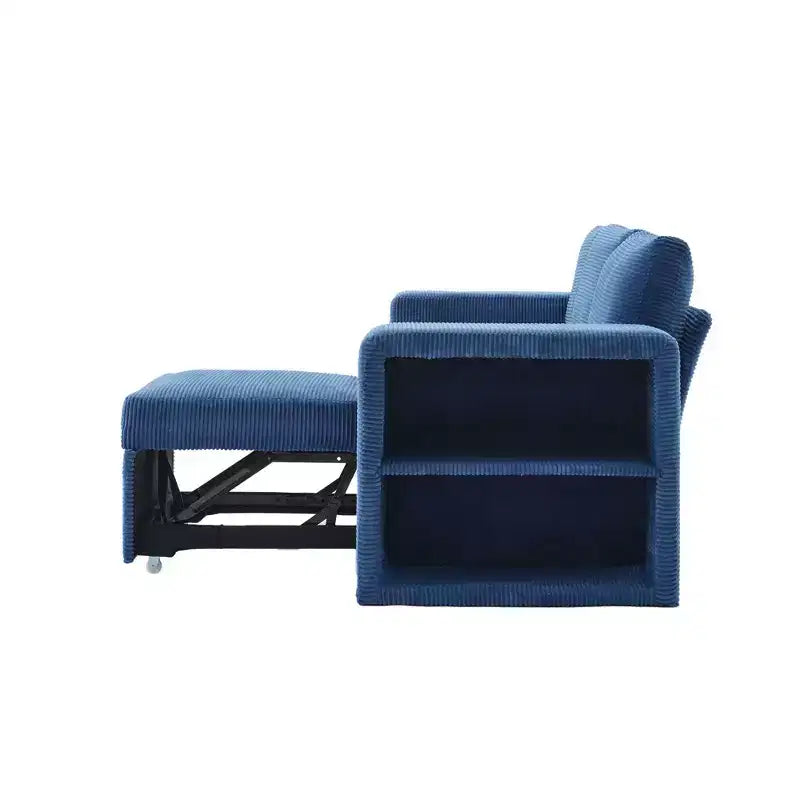 HYLEORY Canapé convertible en L avec lit gigogne, canapé-lit avec méridienne réversible pour salon, appartement, chambre, bureau