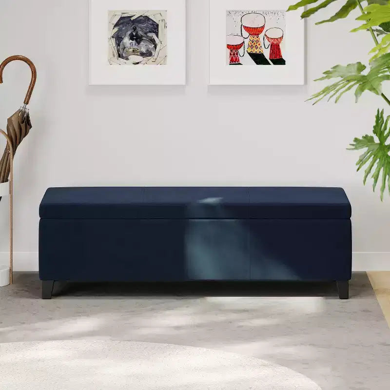 Christopher Knight Home Glouster Pouf de rangement en velours