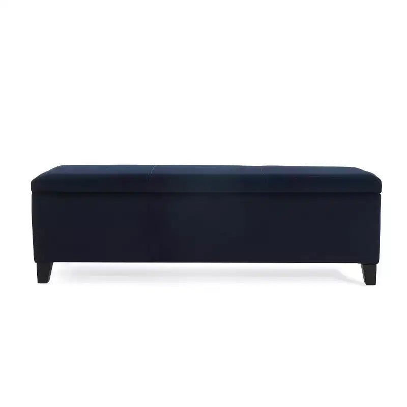 Christopher Knight Home Glouster Pouf de rangement en velours