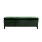 Christopher Knight Home Glouster Pouf de rangement en velours