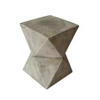 Table d'appoint peinte à la main en béton léger Waylon de Christopher Knight Home