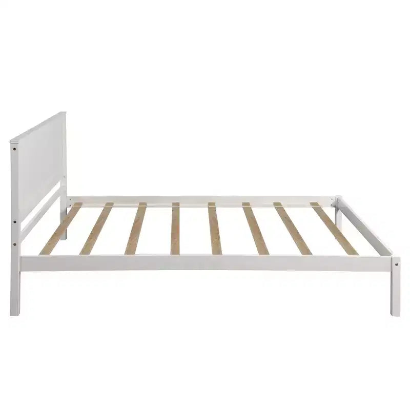 Lit plate-forme en bois Whisen moderne et simple avec tête de lit