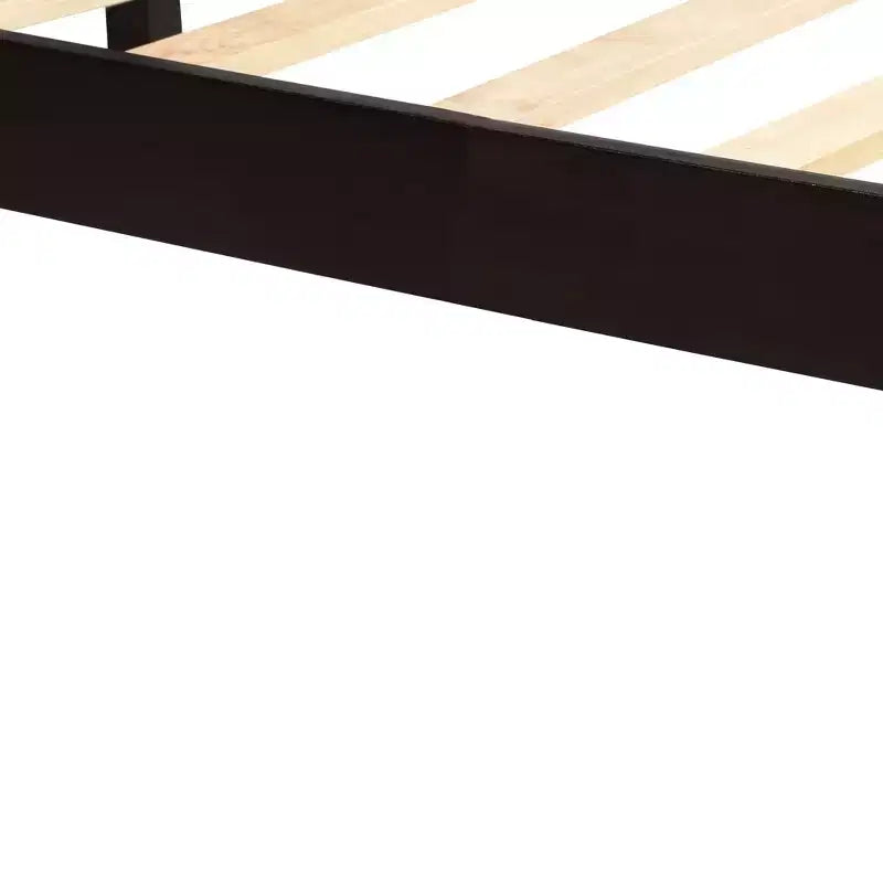 Lit plate-forme en bois Whisen moderne et simple avec tête de lit