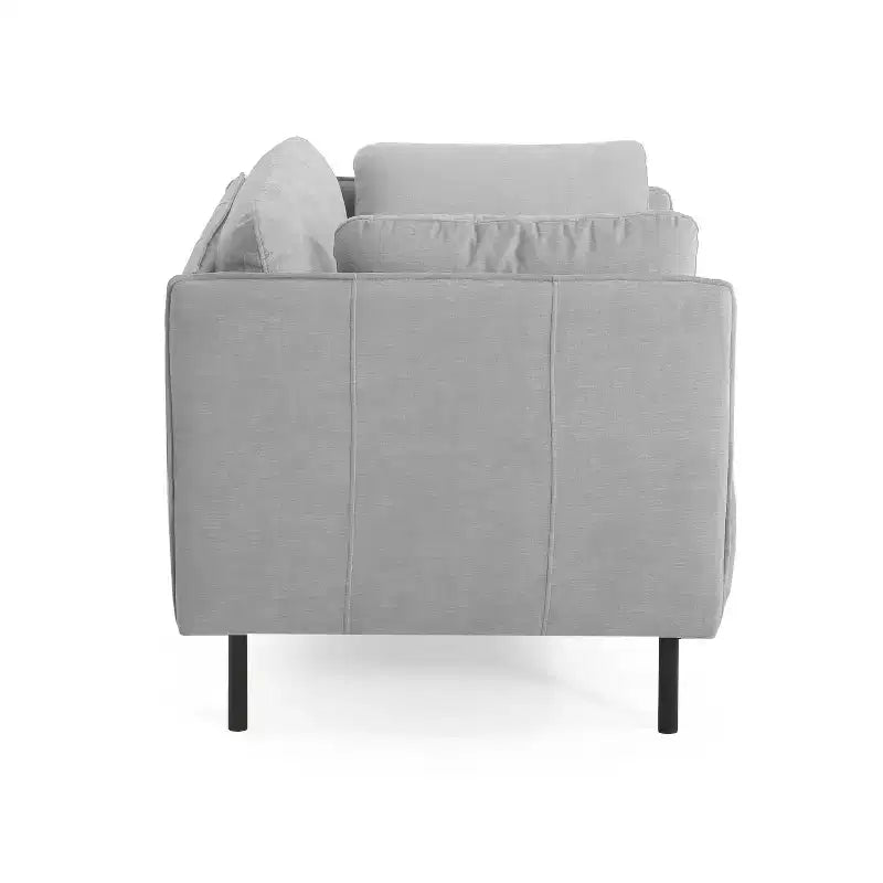 Fauteuil de salon vintage en cuir PU 39,17W avec cadre en bois massif et pieds en acier - HABITRIO