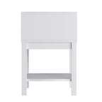 Flash Furniture Dallas Table de chevet en bois, Table d'appoint de chambre avec tiroir de rangement et étagère pour enfants