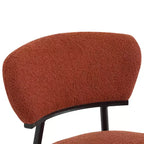 Chaise de salle à manger rembourrée Christopher Knight Home Atrass avec pieds en métal (Lot de 2)