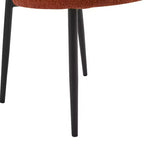 Chaise de salle à manger rembourrée Christopher Knight Home Atrass avec pieds en métal (Lot de 2)