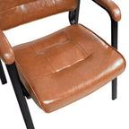 Chaise visiteur en faux cuir Home Imports Emporium, piètement luge, sièges de bureau pour visiteurs, lot de 2/4/6/8