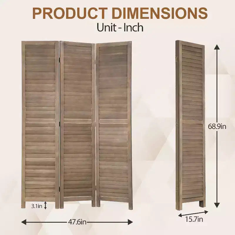 Paravent en bois FDW 3/4/6 panneaux de 1,75 m, séparateur de pièce, cloison de confidentialité avec lattes réglables, paravent polyvalent et élégant
