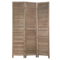 Paravent en bois FDW 3/4/6 panneaux de 1,75 m, séparateur de pièce, cloison de confidentialité avec lattes réglables, paravent polyvalent et élégant