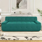 Canapé capitonné de style minimaliste moderne, canapé de compression 3 places pour salon, chambre et appartement