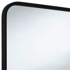 Miroir mural rectangulaire noir Uttermost Rexi 24 x 38