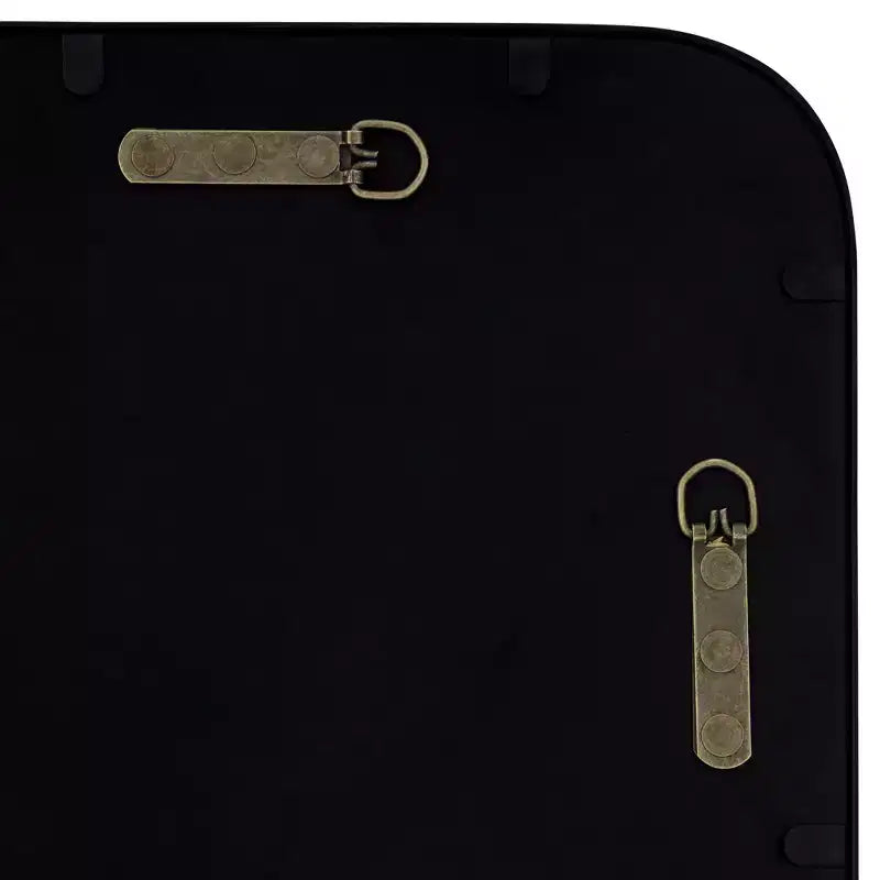 Miroir mural rectangulaire noir Uttermost Rexi 24 x 38