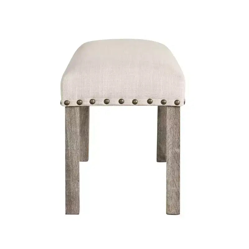 Banc de salle à manger rustique rembourré, banc de table à manger pour chambre à coucher, salle à manger, salon, entrée - Morden Fort