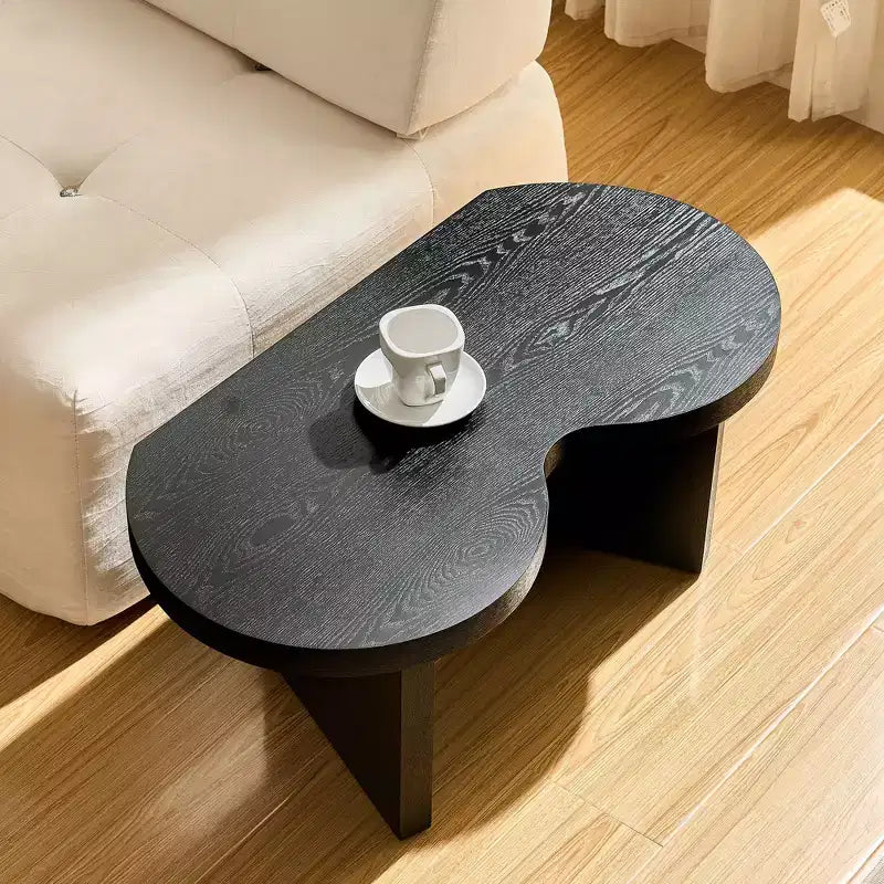 Table Basse Papillon MAYEERTY en MDF Séparable en 2 Petites Tables pour Salon Chambre