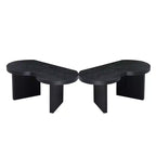 Table Basse Papillon MAYEERTY en MDF Séparable en 2 Petites Tables pour Salon Chambre