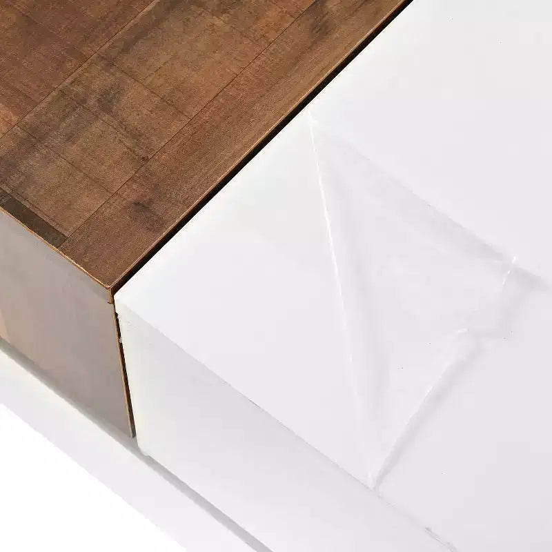 MAYEERTY Lot de 2 tables basses rondes sans montage pour salon, bureau, chambre