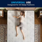 Matelas hybride Flash Furniture Dream Cooling Gel 12 pouces en mousse CertiPUR-US certifiée et ressorts ensachés, matelas en boîte