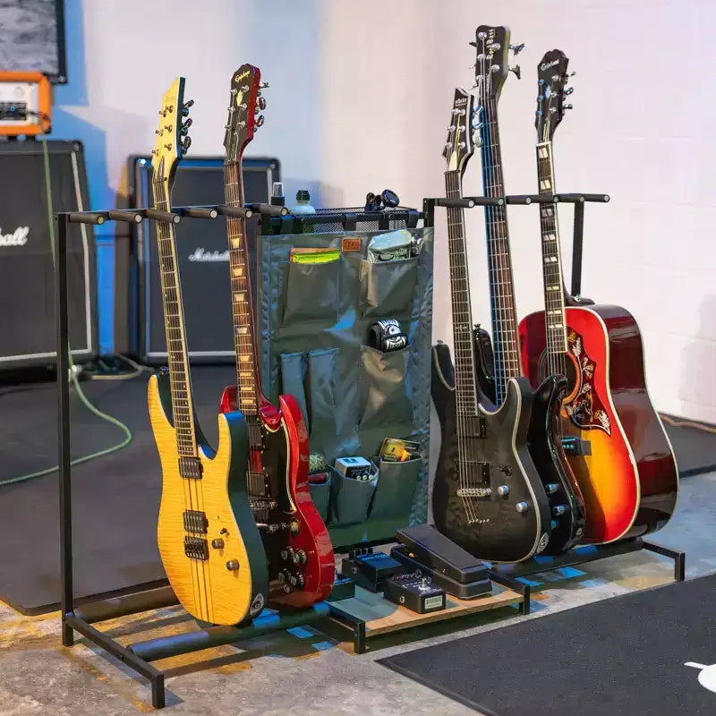 StoreYourBoard Headliner Support de Guitare à 10 Emplacements | Gris