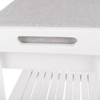 Banc à Chaussures, Étagère à Chaussures en Bois à 3 Niveaux avec Coussin Rembourré