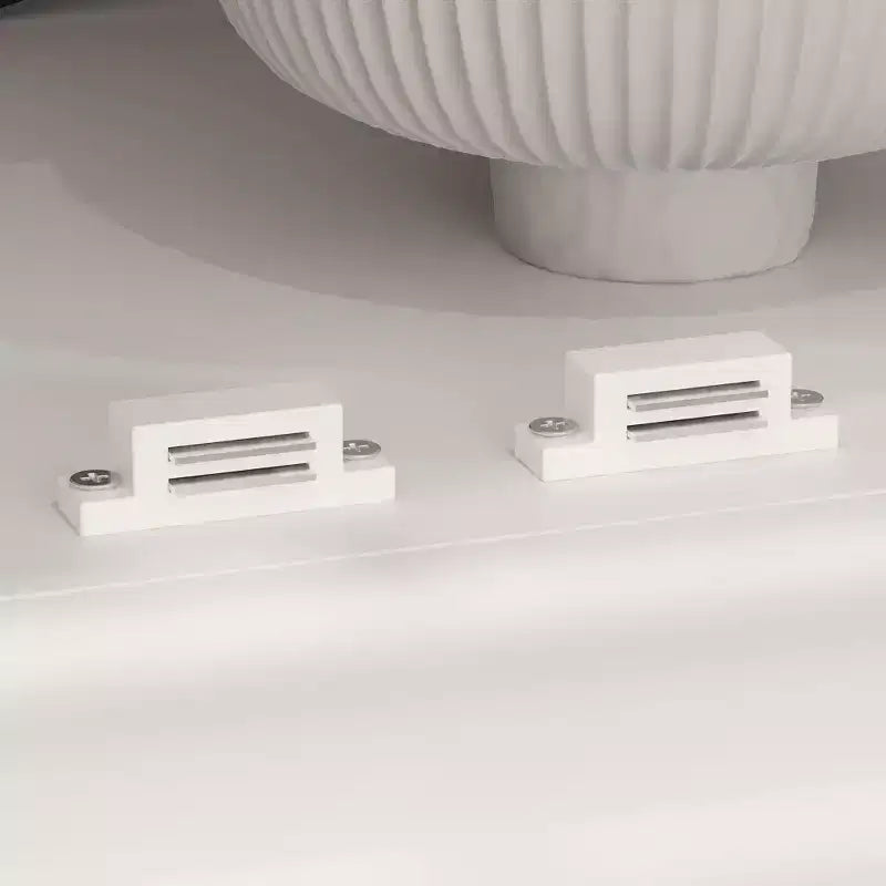 Vitrine en verre trempé tendance Famapy Blanc Libérez le potentiel de votre intérieur