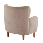 Fauteuils d'appoint en velours Christopher Knight Home Raven, avec dossier à oreilles, pour l'intérieur