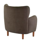 Fauteuils d'appoint en velours Christopher Knight Home Raven, avec dossier à oreilles, pour l'intérieur