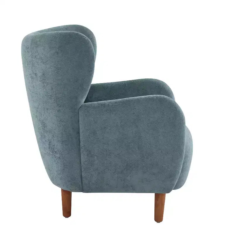 Fauteuils d'appoint en velours Christopher Knight Home Raven, avec dossier à oreilles, pour l'intérieur
