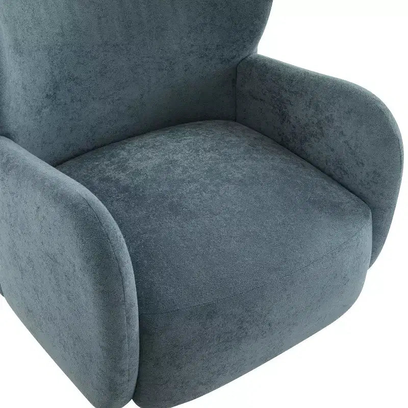 Fauteuils d'appoint en velours Christopher Knight Home Raven, avec dossier à oreilles, pour l'intérieur