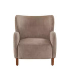 Fauteuils d'appoint en velours Christopher Knight Home Raven, avec dossier à oreilles, pour l'intérieur