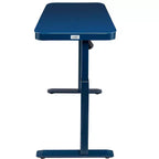 Bureau assis-debout réglable en hauteur Seville Classics airLIFT de 48 pouces avec plateau en verre trempé, ports USB et tiroir