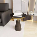Table d'appoint en verre Hyalus LeisureMod avec cadre en fer Table d'appoint moderne pour salon, chambre, bureau, lounge, intérieur, décor contemporain