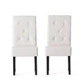 GDFStudio San Marcos Contemporary Tufted Dining Chairs (Set of 2)