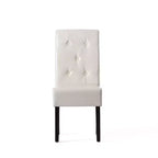 Chaises de salle à manger capitonnées contemporaines GDFStudio San Marcos (lot de 2)