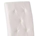 Chaises de salle à manger capitonnées contemporaines GDFStudio San Marcos (lot de 2)