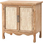 Meuble de Rangement 2 Portes Heynemo, Buffet d'Appoint, Bahut de Cuisine, Meuble de Rangement en Bois pour Salon