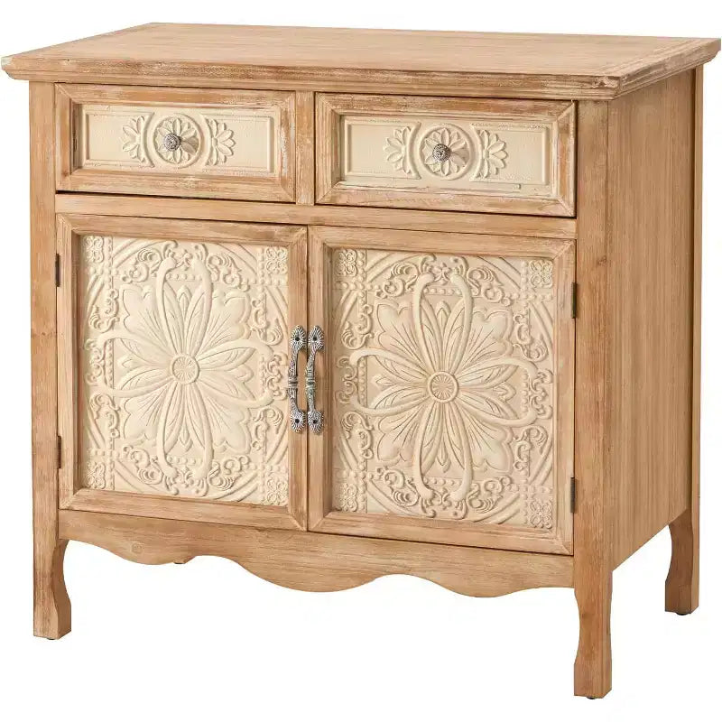 Armoire de rangement Heynemo avec tiroirs et portes, Buffet de cuisine, Buffet d'appoint, Organisateur de rangement en bois