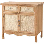 Armoire de rangement Heynemo avec tiroirs et portes, Buffet de cuisine, Buffet d'appoint, Organisateur de rangement en bois