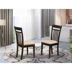 HomeStock Capri Chaises de salle à manger Similicuir Lot de 2