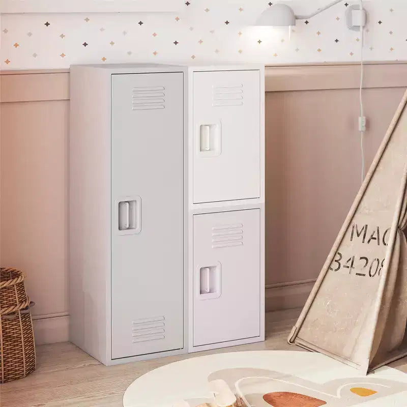 Petit casier de rangement en métal empilable Little Seeds Casey pour enfants