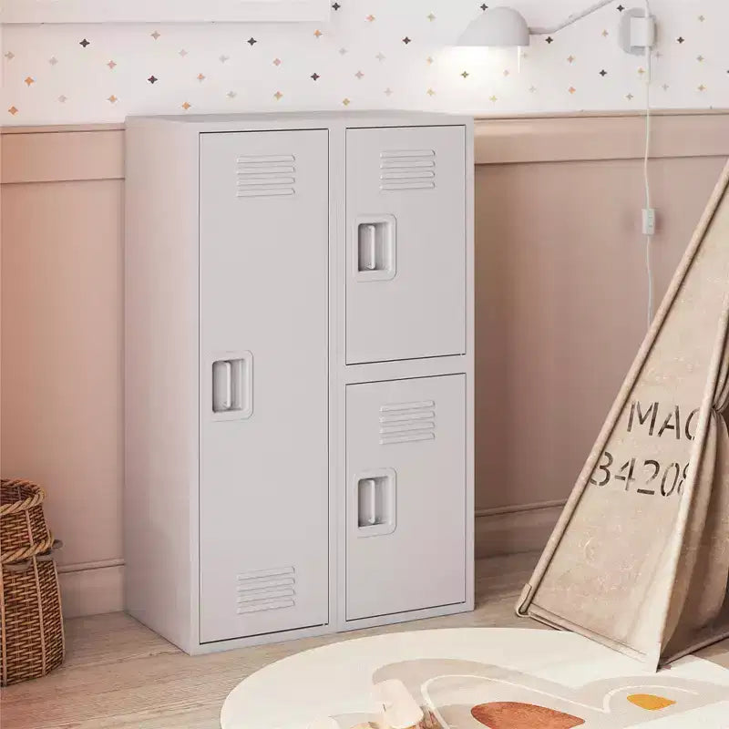 Petit casier de rangement en métal empilable Little Seeds Casey pour enfants