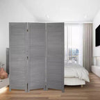 BestMassage Paravent pliable en bois à 3/4/6 panneaux, 1,75 m de hauteur, couleur blanc