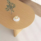 PexFix Table de salle à manger ovale avec double piédestal Tables de cuisine
