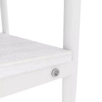 MAYEERTY Lot de 2 tables d'appoint rectangulaires avec plateau en verre trempé, pour salon, verre marron