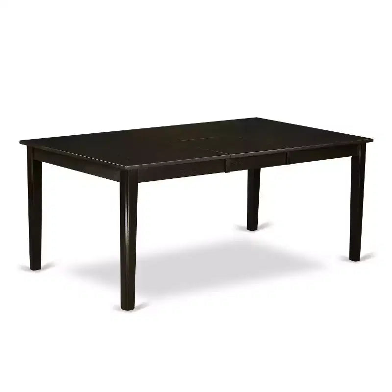Table de salle à manger rectangulaire HomeStock avec 6 chaises finition cappuccino