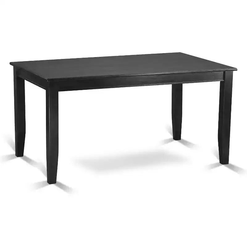 Ensemble table à manger moderne 7 pièces HomeStock Noir
