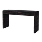 Console d'entrée en bois Whisen avec 2 tiroirs, table console rustique de style ferme avec rangement