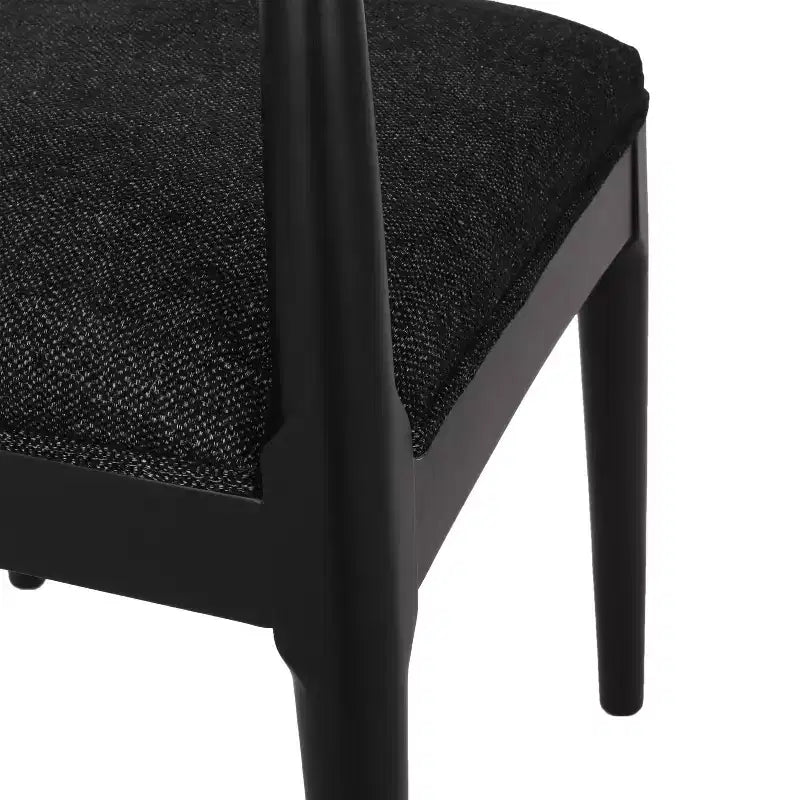 Chaises de salle à manger GDFStudio Covey en tissu d'inspiration scandinave (lot de 2)