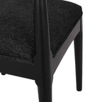 Chaises de salle à manger GDFStudio Covey en tissu d'inspiration scandinave (lot de 2)