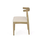 Chaises de salle à manger GDFStudio Covey en tissu d'inspiration scandinave (lot de 2)